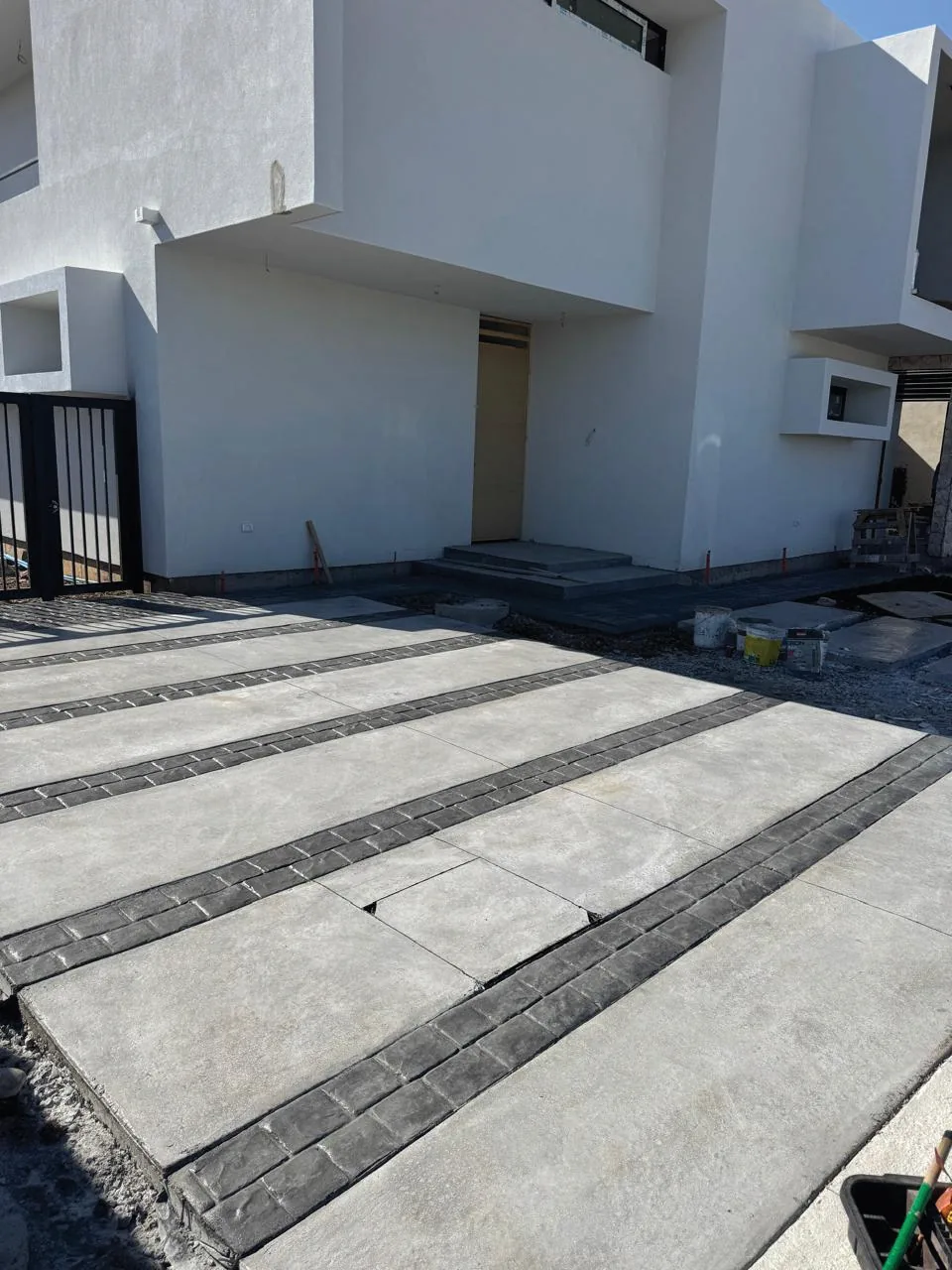Hormigón estampado residencial
